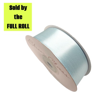 6mm Double-sided Satin Ribbon - Baby Blue **FULL ROLL**
