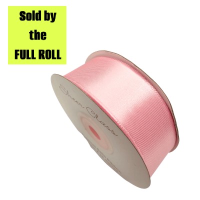 6mm Double-sided Satin Ribbon - Baby Pink **FULL ROLL**