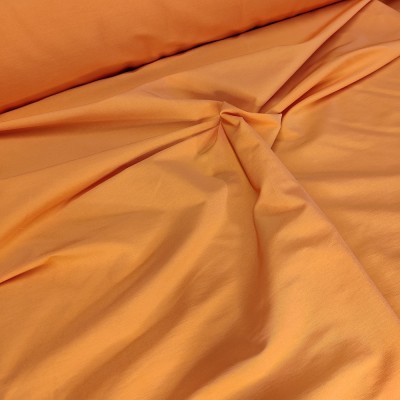 Bengaline Stretch Fabric - Tango Orange