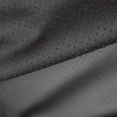 Perforated Leathette Fabric Headliner  - Blac