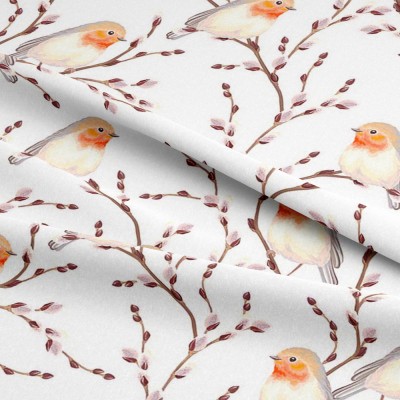 100% Cotton Fabric Digital Print by Crafty Co