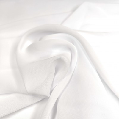 Chiffon Fabric - White