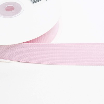 Habicraft Coloured Flat Elastic 25mm - Baby Pink