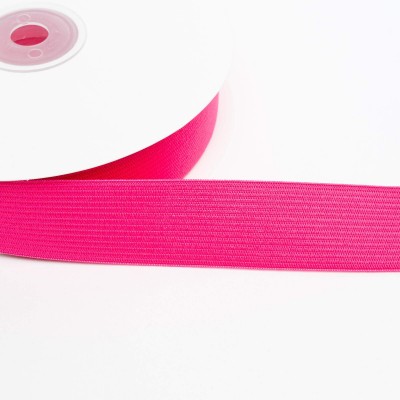 Habicraft Coloured Flat Elastic 25mm - Bright Pink