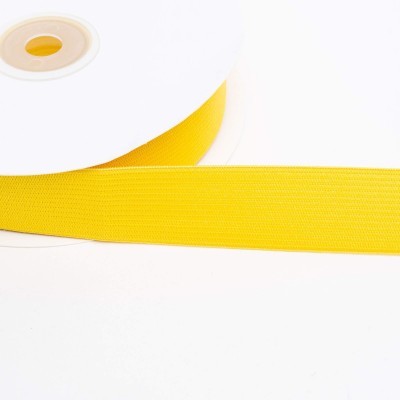 Habicraft Coloured Flat Elastic 25mm - Yellow