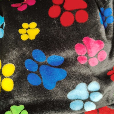 Cuddle Soft Fleece Fabric - Multi Coloured Pa