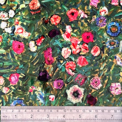 Digital Print Crafty Velvet Fabric - Klimt's 