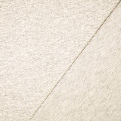 Plain Cotton Jersey Fabric - Silver Marl