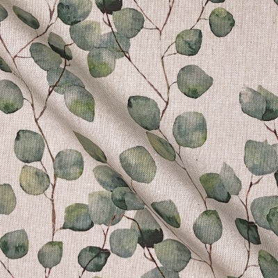 Cotton Rich Linen Look Fabric - Digital Print