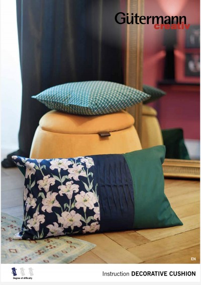 FREE Gutermann Sewing Pattern - Decorative Cushion