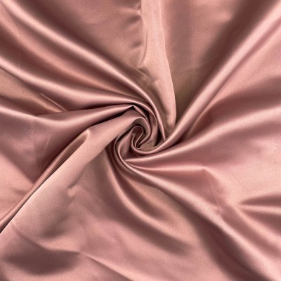 Duchess Satin Fabric - Cinnamon Rose