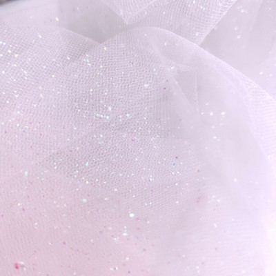 Holographic Glitter Dress Net - Baby Pink