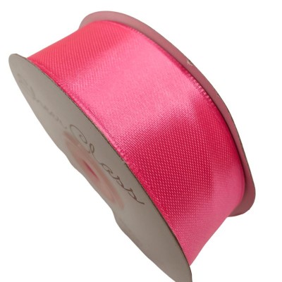 Double Side Satin 3mm - Hot Pink **FULL ROLL*