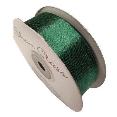 6mm Double-sided Satin Ribbon - Hunter Green 