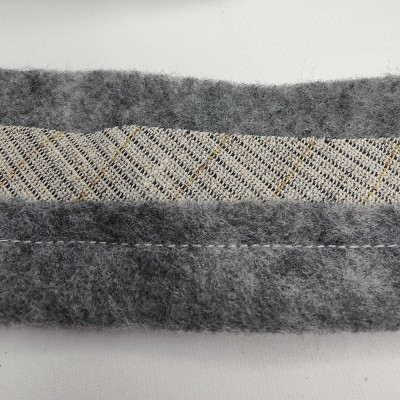 Capped Felt Sleeve Head Charcoal with Canvas