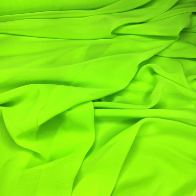 Chiffon Fabric - Lime Green
