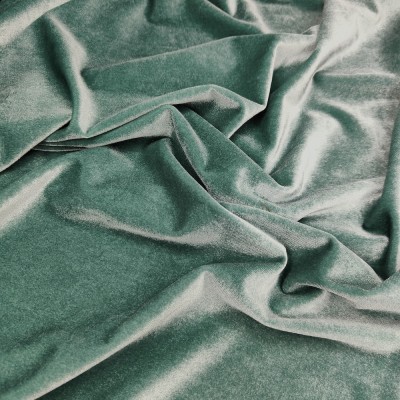 Deluxe Plain Spandex Velour Stretch Fabric - 