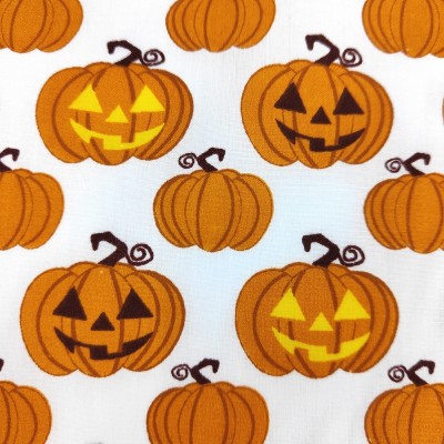 Polycotton Printed Fabric - Halloween Happy P