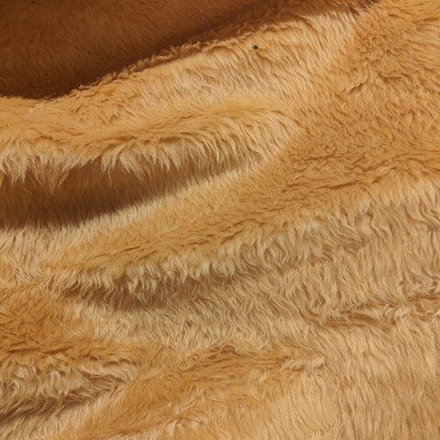Short Pile Fur Fabric - Honey
