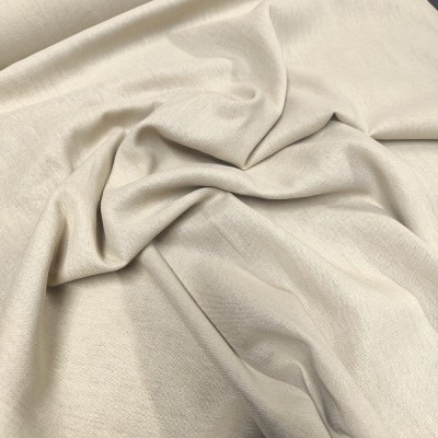 Rayon Linen Mix Fabric - Beige