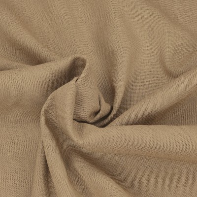 Rayon Linen Mix Fabric - Fawn