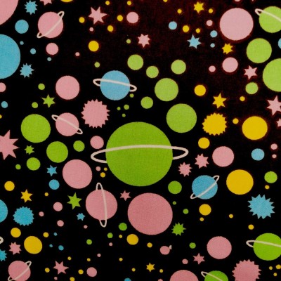 Polycotton Fabric Galaxy - Green