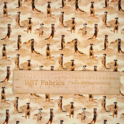 100% Cotton Print Fabric African Safari - Mee
