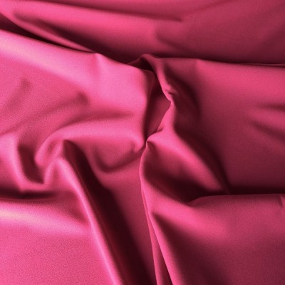 Cerise Pink Polyester CREPE Fabric Material 1