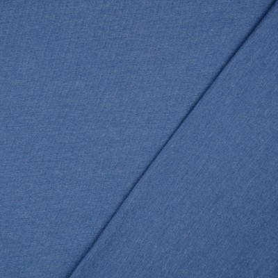 Plain Cotton Jersey Fabric - Demin Marl