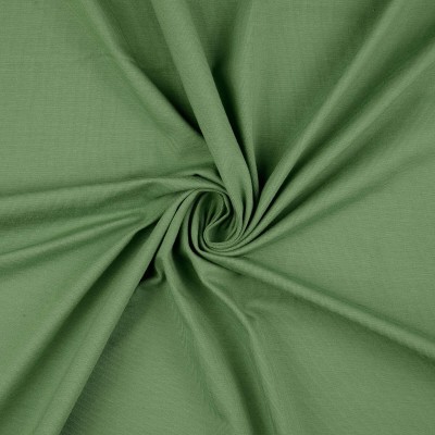 Plain Cotton Jersey Fabric - Olive