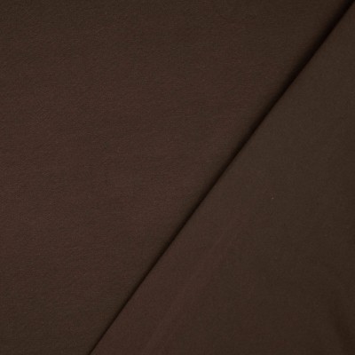 Plain Cotton Jersey Fabric - Chocolate