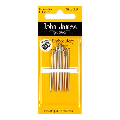 John James Hand Sewing Needles - Embroidery N