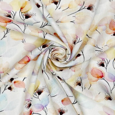 Digital Printed Linen Viscose Fabric - Matild