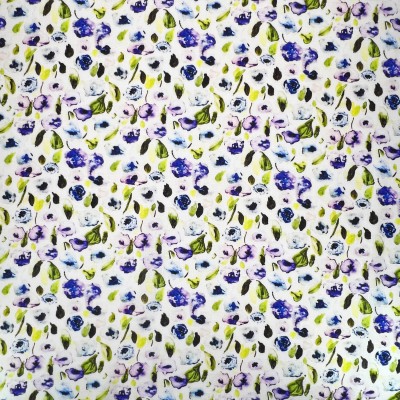 Digital Printed Linen Viscose Fabric - Louisa
