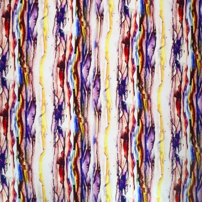 Digital Printed Linen Viscose Fabric - Meliss
