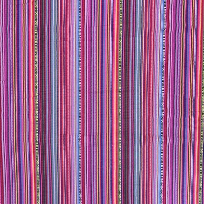 Mexicana Stripe Tapestry Fabric - Rumba