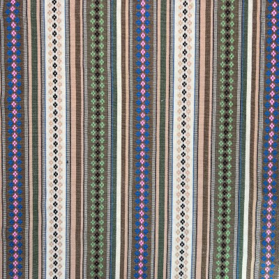 Mexicana Stripe Tapestry Fabric - Pasodoble