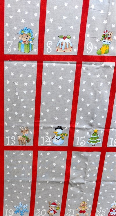 M - Nutex Christmas Advent Calendar Panel - S