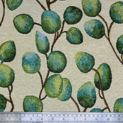 New World Tapestry Fabric - Eucalyptus Leaves