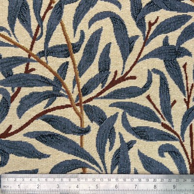 New World Tapestry Fabric - Willow Bough Azur