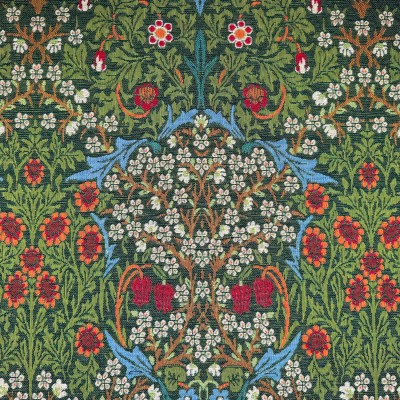 New World Tapestry Fabric - Blackthorne Fores
