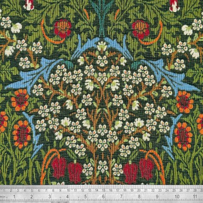 New World Tapestry Fabric - Blackthorne Fores