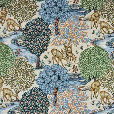 New World Tapestry Fabric - The Brook Natural
