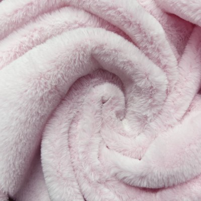 Super Soft Luxury Quality Plush Fur - Pink Frost