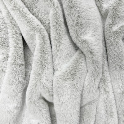 Super Soft Luxury Quality Plush Fur - Silver 