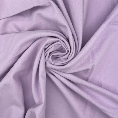100% Brushed Cotton Fabric Wincyette Flannel - Lilac - 110cm