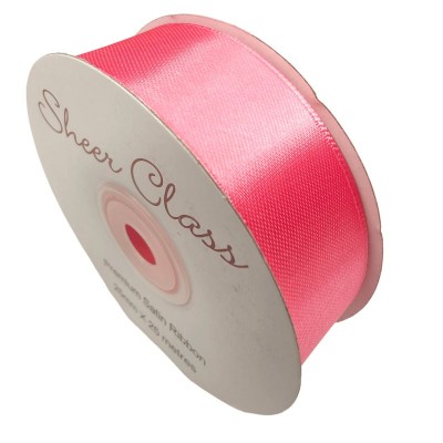 Double Side Satin 3mm - Rose Pink **FULL ROLL