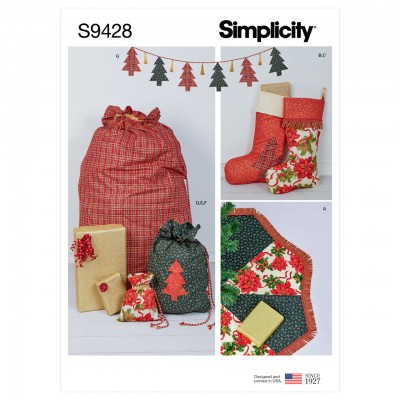 Simplicity S9428 - Christmas Decorating Acces