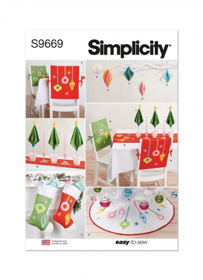 Simplicity S9669 - Christmas Decor