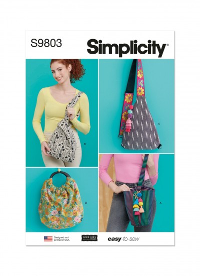 Simplicity S9803 - Bags in Four Styles by Elaine Heigl Designs